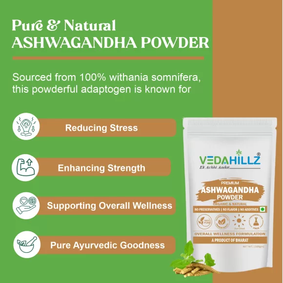 1746361929Pure Natural Ashwagandha Powder Vedahillz 580x580